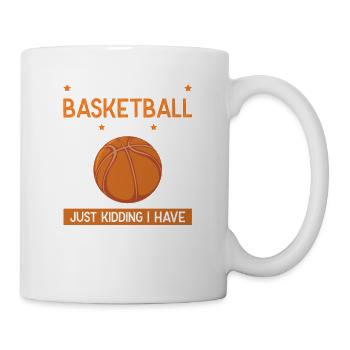 Basketball drôle de dicton - Mug blanc - blanc - Droite