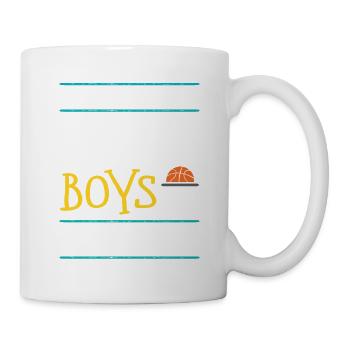 basketball trainer jungs - Tasse - Weiß - Rechts