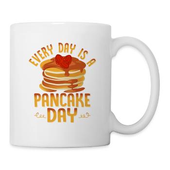 Every Day Is A Pancake Day Syrup Foodie Flapjack - Mug - white - Right