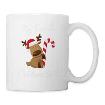 Ma chemise de Noël préférée - Mug blanc - blanc - Droite