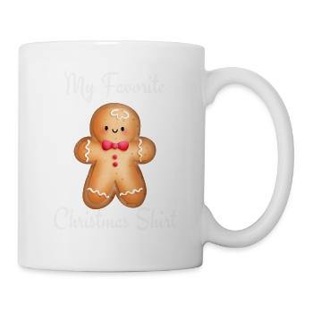 Ma chemise de Noël préférée - Mug blanc - blanc - Droite