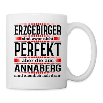 Erzgebirge Annaberg - Tasse - Weiß - Rechts