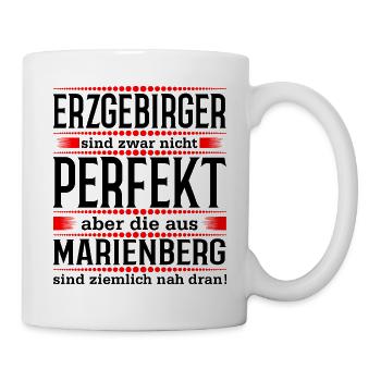 Erzgebirge Marienberg - Tasse - Weiß - Rechts