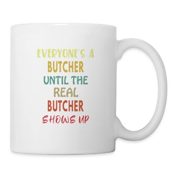 The Real Butcher Shows Up - Mug - white - Right