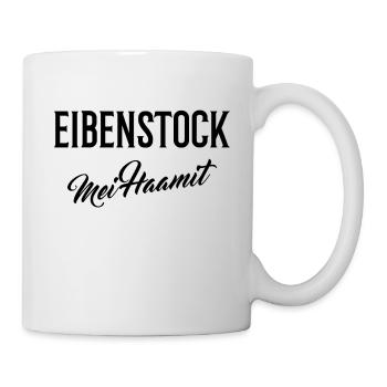 Eibenstock mei Haamit - Tasse - Weiß - Rechts