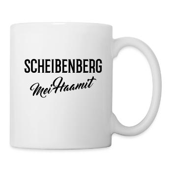 Scheibenberg mei haamit - Tasse - Weiß - Rechts