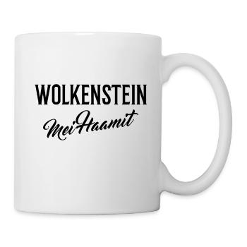 Wolkenstein mei haamit - Tasse - Weiß - Rechts