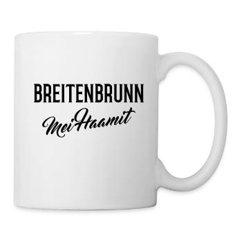 Breitenbrunn mei haamit - Tasse - Weiß - Rechts