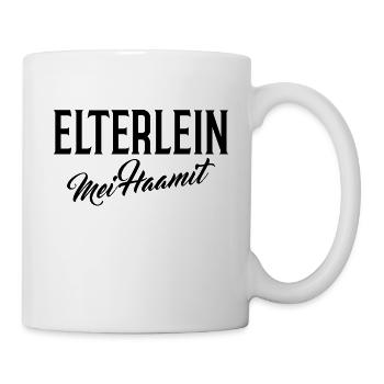 Elterlein mei haamit - Tasse - Weiß - Rechts