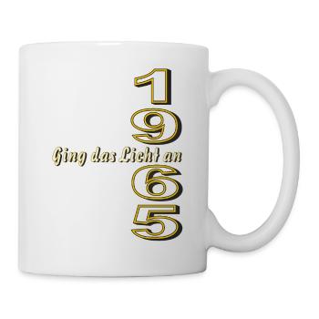 GEBURTSTAG JAHRESZAHL 1965 - Tasse - Weiß - Rechts
