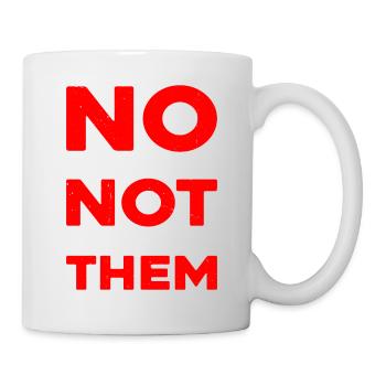 Non, je ne suis pas avec eux 12 - Mug blanc - blanc - Droite