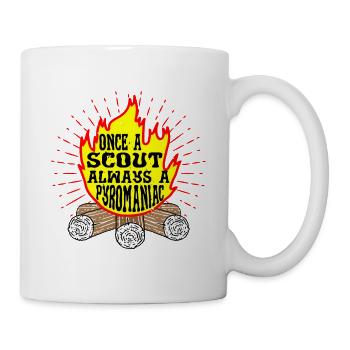 Once A Scout, Always A Pyromaniac 18 - Mug - white - Right