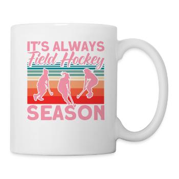 Hockey sur gazon Joueurs de hockey sur gazon intérieur - Mug blanc - blanc - Droite