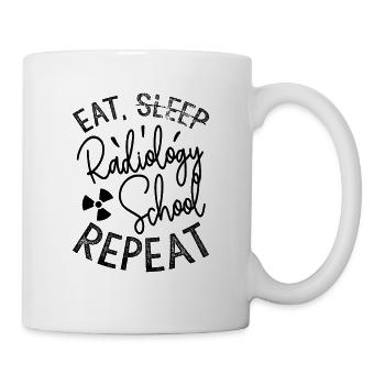 Eat Radiology School Repeat - Mug - white - Right
