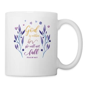 Religiöses Zitat Christliches Motiv - Tasse - Weiß - Rechts