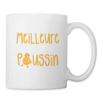 La Vie Est Meilleure Avec Un Poussin - Mug blanc - blanc - Droite