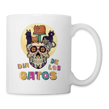 Dia De Los Gatos Cat Animal Rights Advocacy - Mug - white - Right