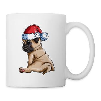 Hundeliebhaber Mopsbesitzer Mopsliebhaber X-Mas - Tasse - Weiß - Rechts