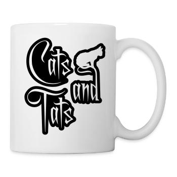 Citation de chats et de tats - Mug blanc - blanc - Droite