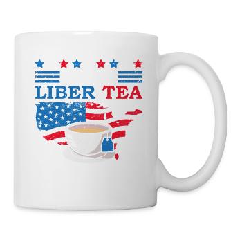Sip A Liber-tee 4. Juli Teetrinker Independence - Tasse - Weiß - Rechts