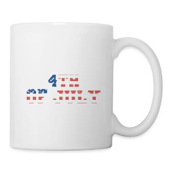 Irish You A Joyeux 4th Of July Green Clover - Mug blanc - blanc - Droite