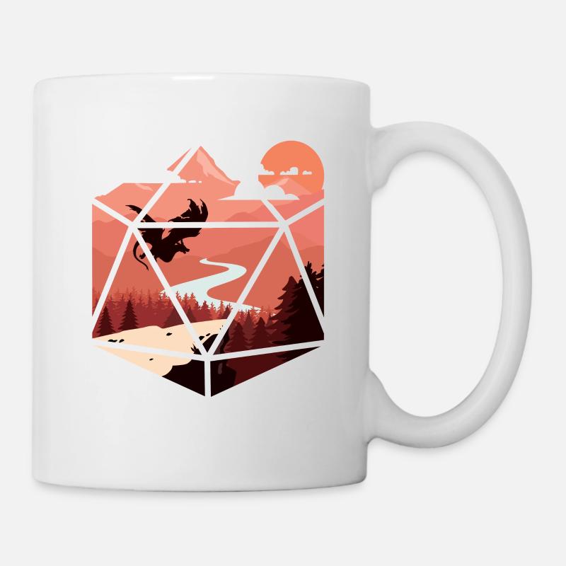 RPG RPG jeux de rôle sur table jeu de rôle de joueur - Mug blanc - blanc