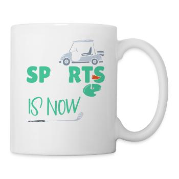 This sports legend is now 9, golf game 9. - Mug - white - Right