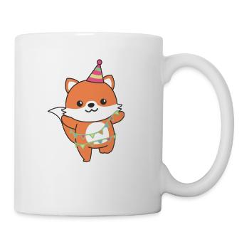 Fox for a birthday for children a birthday - Mug - white - Right