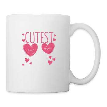 J’enseigne la plus douce des petites Saint-Valentin - Mug blanc - blanc - Droite