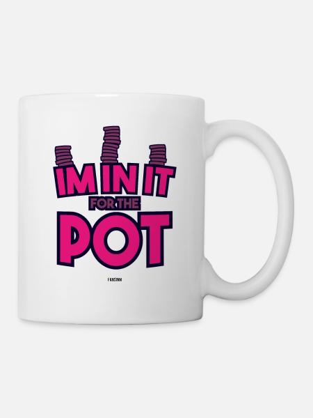 Poker Pot - Tasse - Weiß