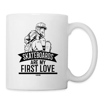 Skating Frau Extremsport Hiphop - Tasse - Weiß - Rechts