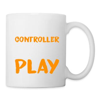 Hand Me The Controller, The King Wants To Play - Tasse - Weiß - Rechts