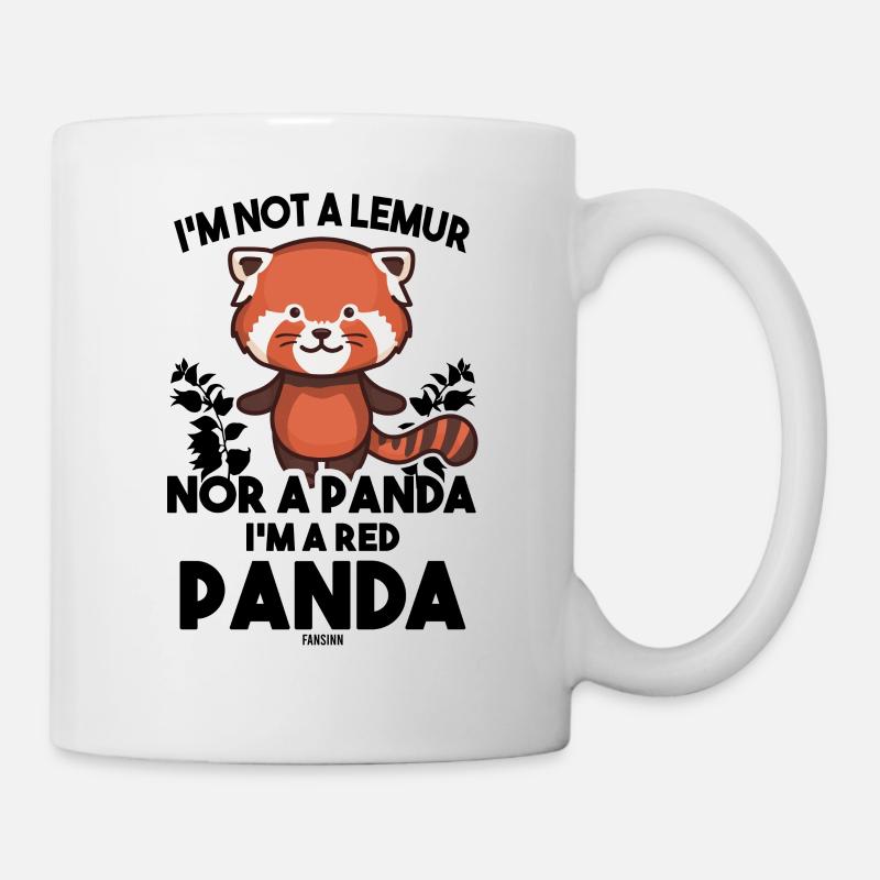 Je suis un panda roux - Mug blanc - blanc