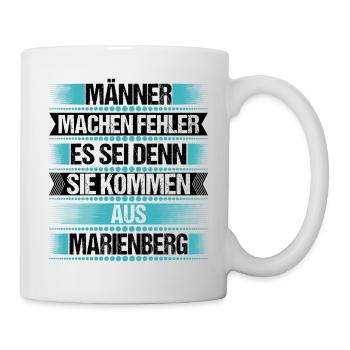 Erzgebirge Marienberg - Tasse - Weiß - Rechts