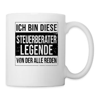 Buchhalter Geburtstag geboren Legende - Tasse - Weiß - Rechts