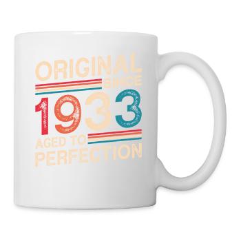 Original seit 1933 Perfekt gealtert - Tasse - Weiß - Rechts