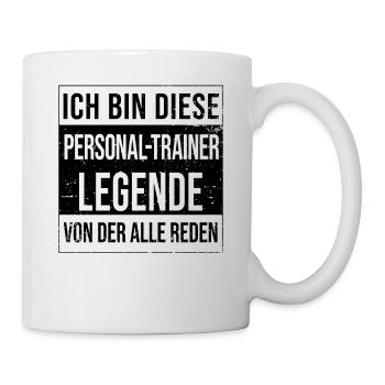 Sport Geburtstag geboren Legende Personal-Trainer - Tasse - Weiß - Rechts
