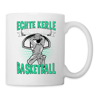 Basketball Training Trikot Coole Jungs Spielen - Tasse - Weiß - Rechts