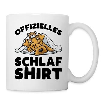 Welsh Terrier Hund Mit Kuscheltier Schlaf - Tasse - Weiß - Rechts