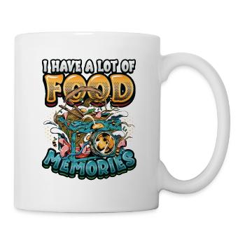 I have a lot of food memories, I like to eat - Mug - white - Right