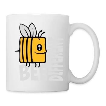 bee different saying quote - Mug - white - Right