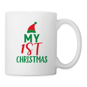 My 1st Christmas - Weihnachten - Tasse - Weiß - Rechts
