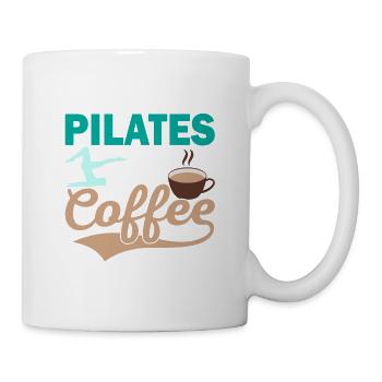 Tout ce dont j’ai besoin, c’est de Pilates & Coffee Exercice Fitness - Mug blanc - blanc - Droite