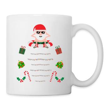 Trop chaud pour une chemise de noël moche - Mug blanc - blanc - Droite
