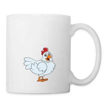 Chickens Because People Suck - Mug - white - Right