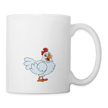 J’étais normal il y a quelques poulets - Mug blanc - blanc - Droite