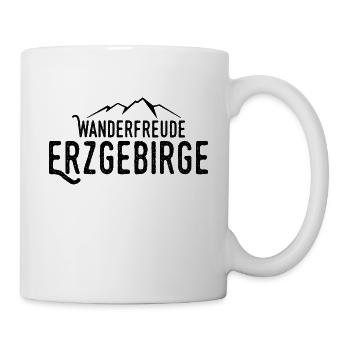 Erzgebirge Wanderfreude - Tasse - Weiß - Rechts