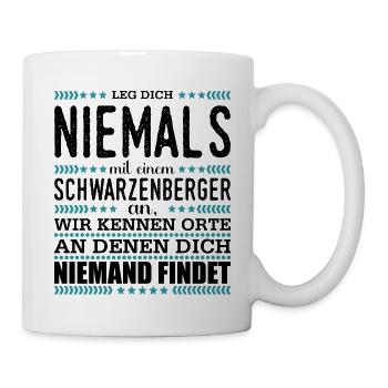 Schwarzenberg Erzgebirge - Tasse - Weiß - Rechts