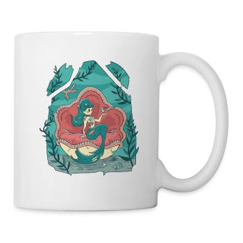 Zombie-Nixe unter Wasser Zombie-Nixe unter Wasser - Tasse - Weiß - Rechts