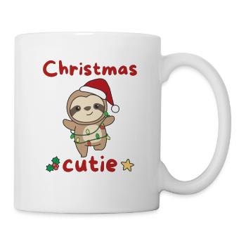 Sloth Christmas Sloths Christmas Cutie - Mug - white - Right